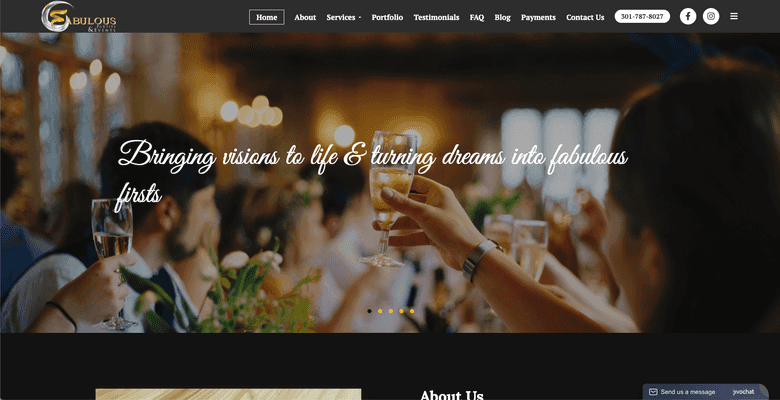 Fabulous Parties and Events Screenshot
